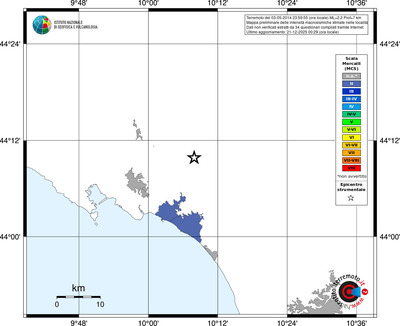 Mappa MCS - territori località