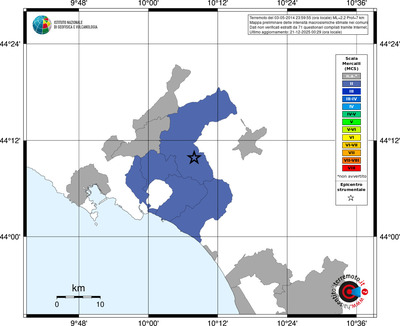 Mappa MCS - territori comuni