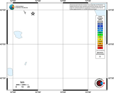 Mappa EMS - territori località