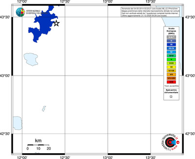 Mappa EMS - territori comuni