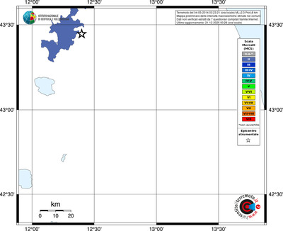 Mappa MCS - territori comuni