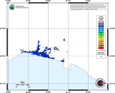 Mappa EMS - territori località