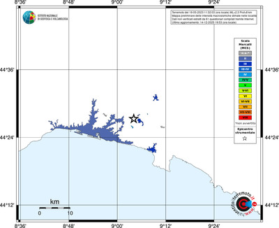 Mappa MCS - territori località