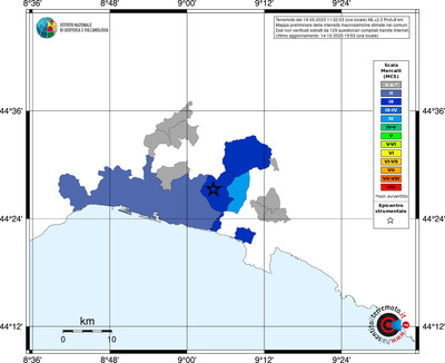 Mappa MCS - territori comuni