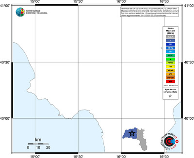 Mappa MCS - territori comuni