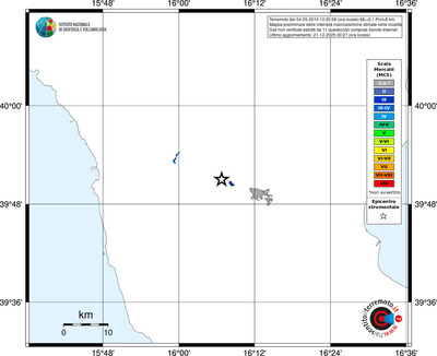Mappa MCS - territori località