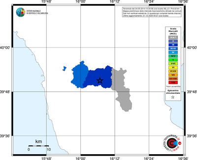 Mappa MCS - territori comuni