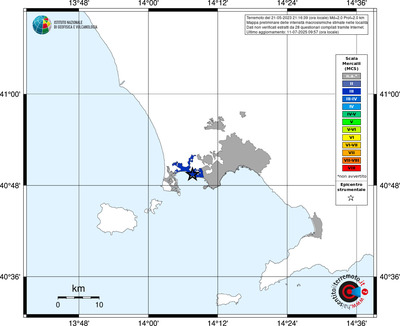 Mappa MCS - territori delle località