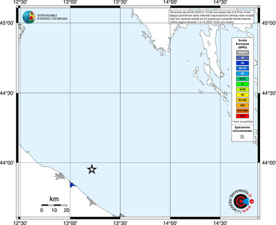 Mappa EMS - territori località