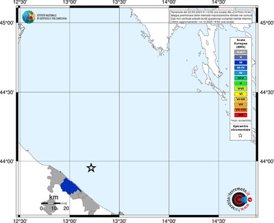 Mappa EMS - territori comuni