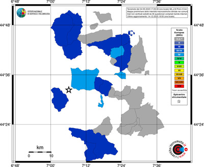 Mappa EMS - territori comuni