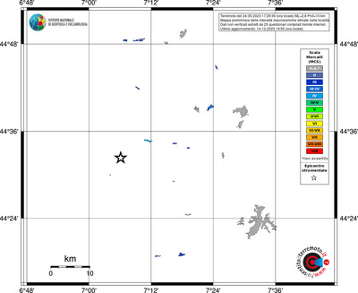 Mappa MCS - territori località