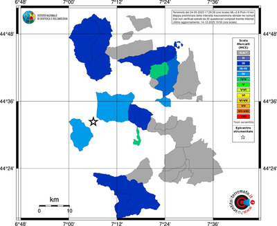 Mappa MCS - territori comuni