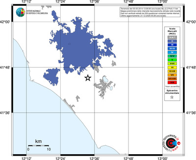 Mappa MCS - territori località