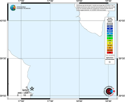 Mappa MCS - territori località