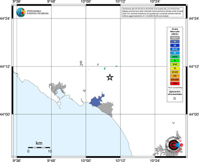 Mappa MCS - territori località