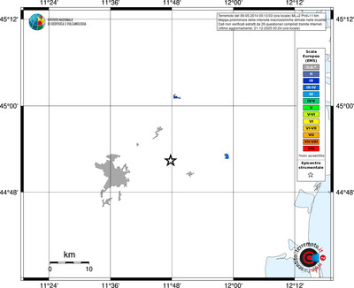 Mappa EMS - territori località