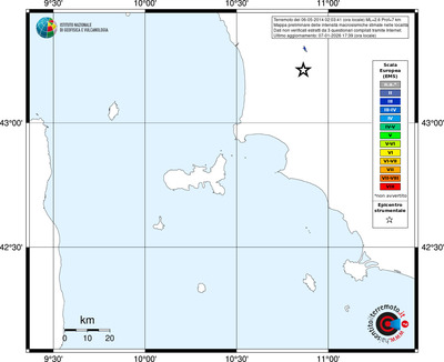 Mappa EMS - territori località