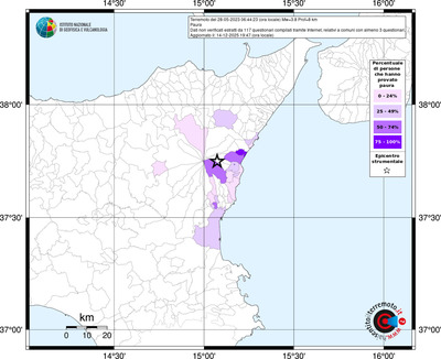 Mappa territorio comunale con almeno 3 questionari