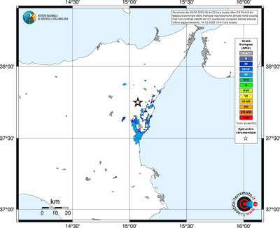 Mappa EMS - territori località
