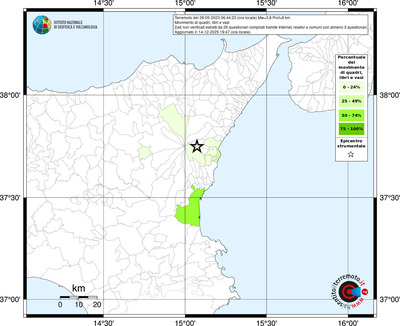 Mappa territorio comunale con almeno 3 questionari