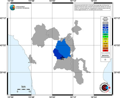 Mappa MCS - territori comuni