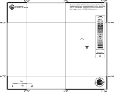 Mappa MCS - territori delle località