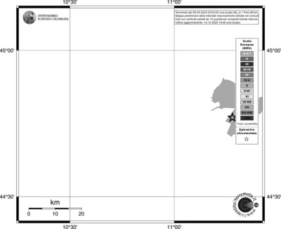 Mappa EMS - territori comuni