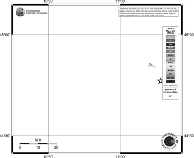Mappa MCS - territori località