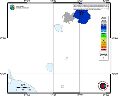 Mappa EMS - territori comuni