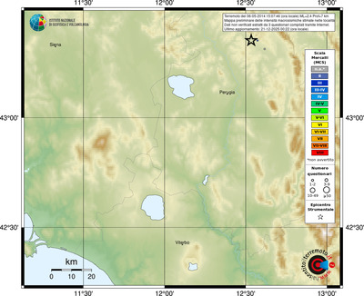 Mappa MCS - località