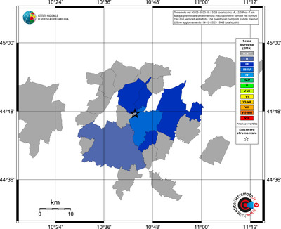 Mappa EMS - territori comuni