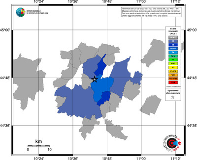 Mappa MCS - territori comuni