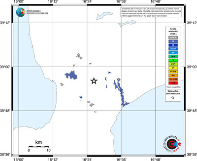 Mappa MCS - territori località
