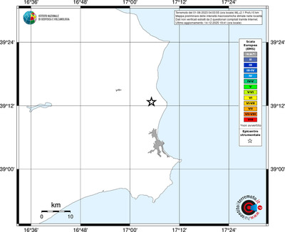 Mappa EMS - territori località