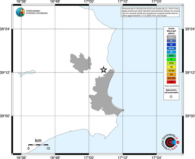Mappa MCS - territori comuni