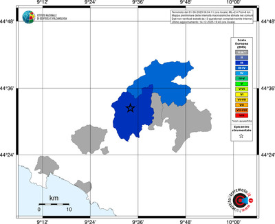 Mappa EMS - territori comuni