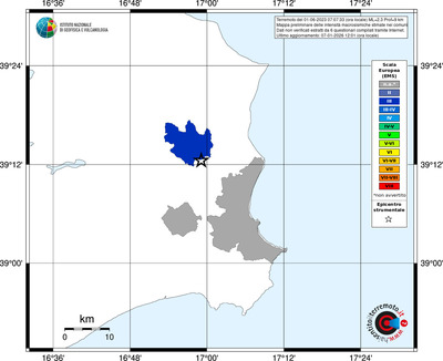 Mappa EMS - territori comuni