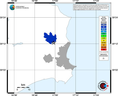 Mappa MCS - territori comuni