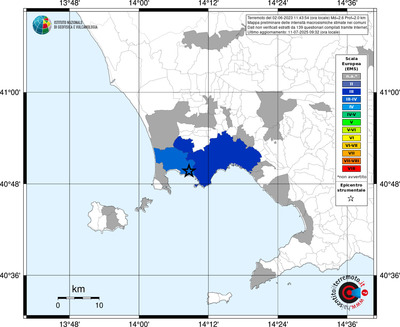 Mappa EMS - territori comunali