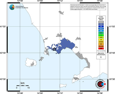 Mappa MCS - territori delle località