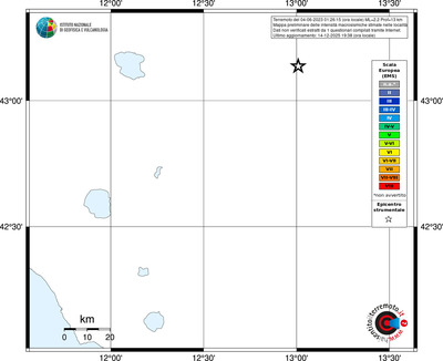 Mappa EMS - territori località