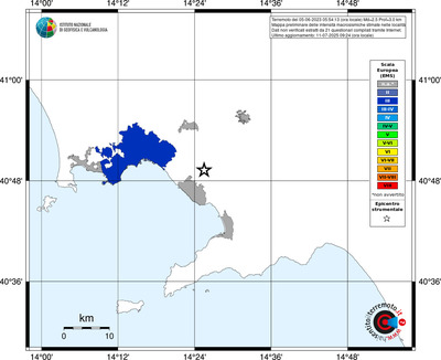 Mappa EMS - territori delle località