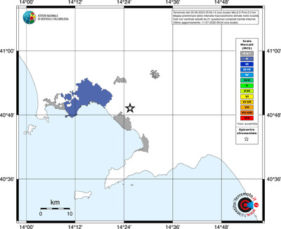 Mappa MCS - territori delle località
