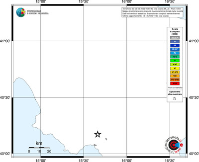 Mappa EMS - territori località