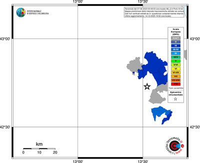 Mappa EMS - territori comuni
