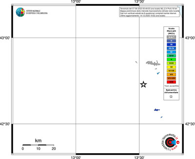 Mappa MCS - territori località