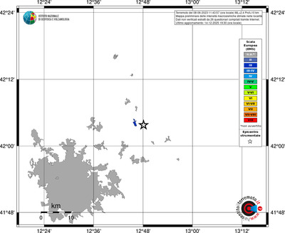 Mappa EMS - territori località