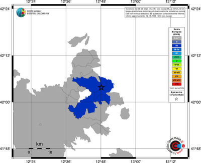 Mappa EMS - territori comuni