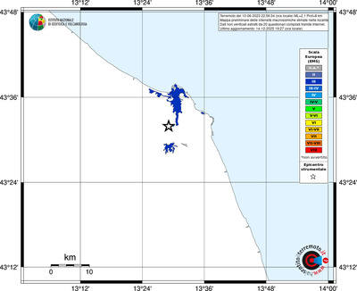 Mappa EMS - territori località